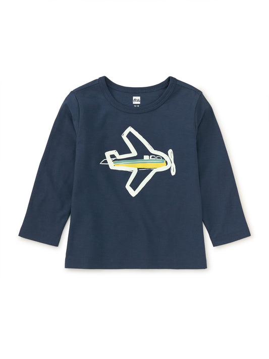 Whale Blue Plane Top