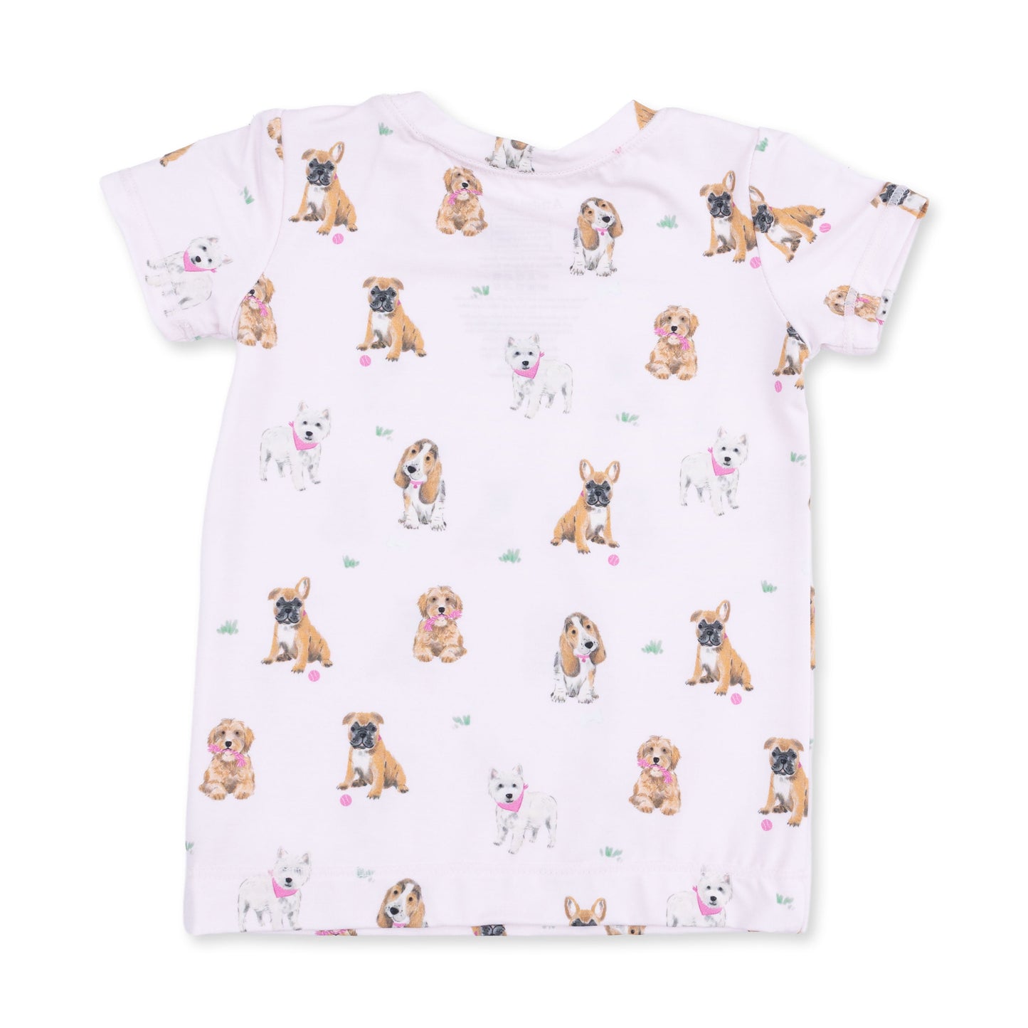 Pink Besties Dogs Loungewear Set by Angel Dear, view 2