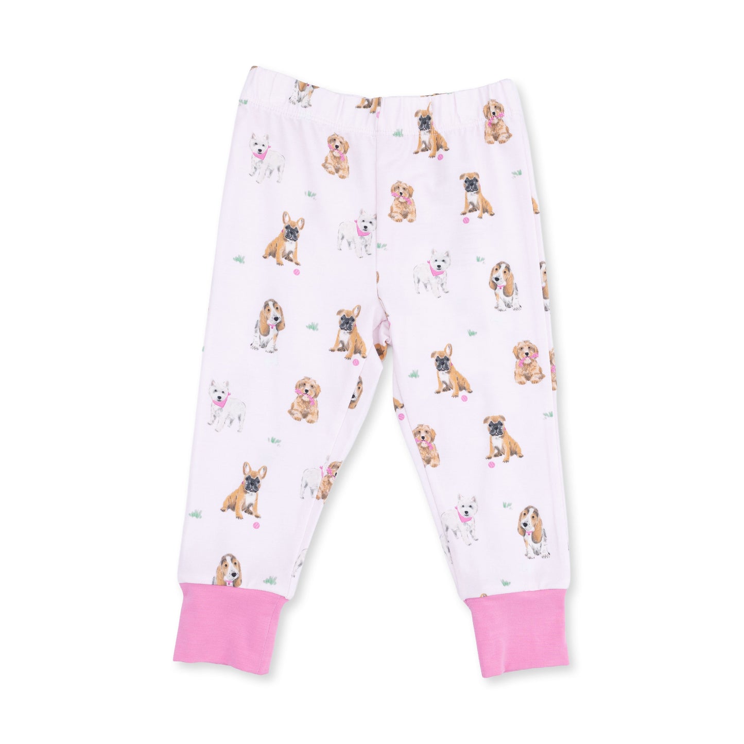 Pink Besties Dogs Loungewear Set by Angel Dear, view 3