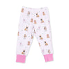 Pink Besties Dogs Loungewear Set by Angel Dear, view 4