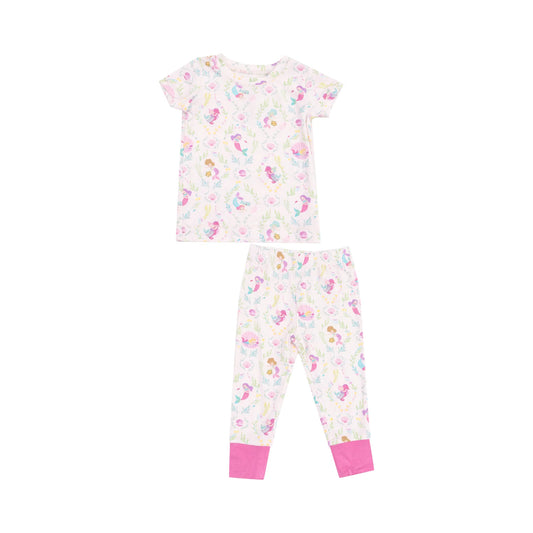 Pink Mermaids PJ Set