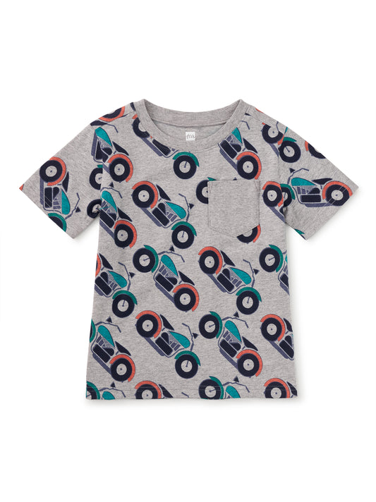 Motorcycles Pocket Tee