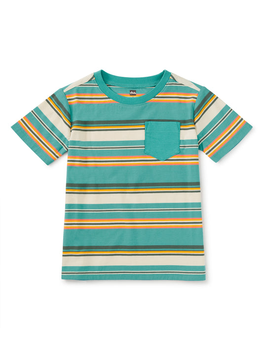 Patina Stripe Pocket Tee