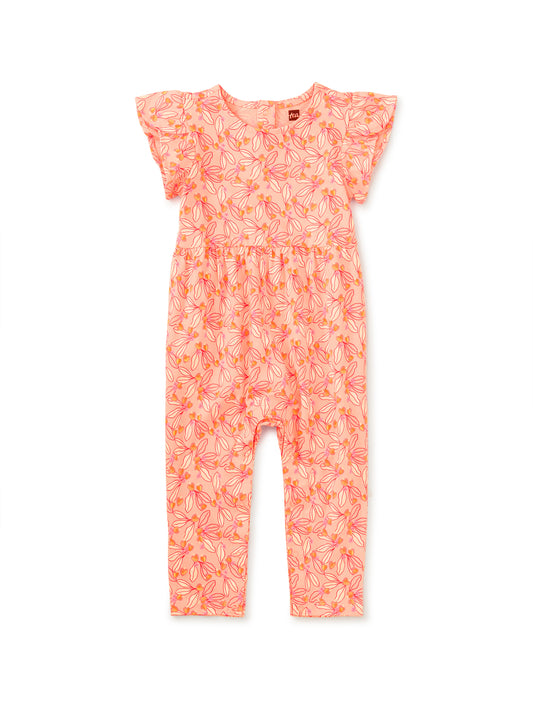 Tiny Apples Tulip Sleeve Romper