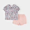 Vintage Flowers Shorts Set