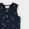 Navy Grasshopper Bodysuit Romper