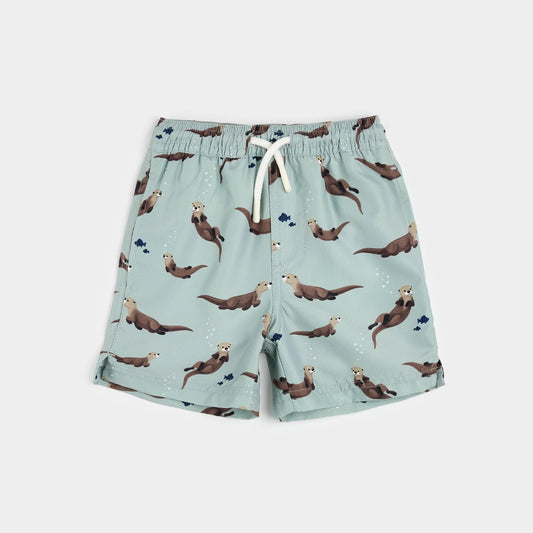 Blue Mist Otter Swim Trunks