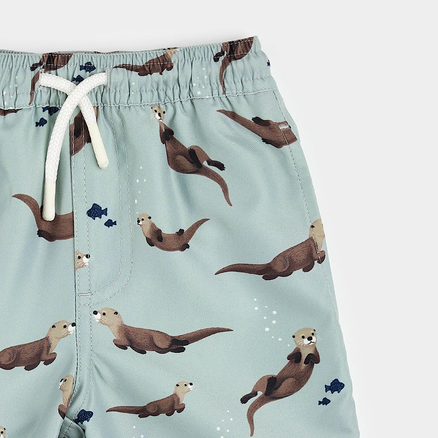 Blue Mist Otter Swim Trunks