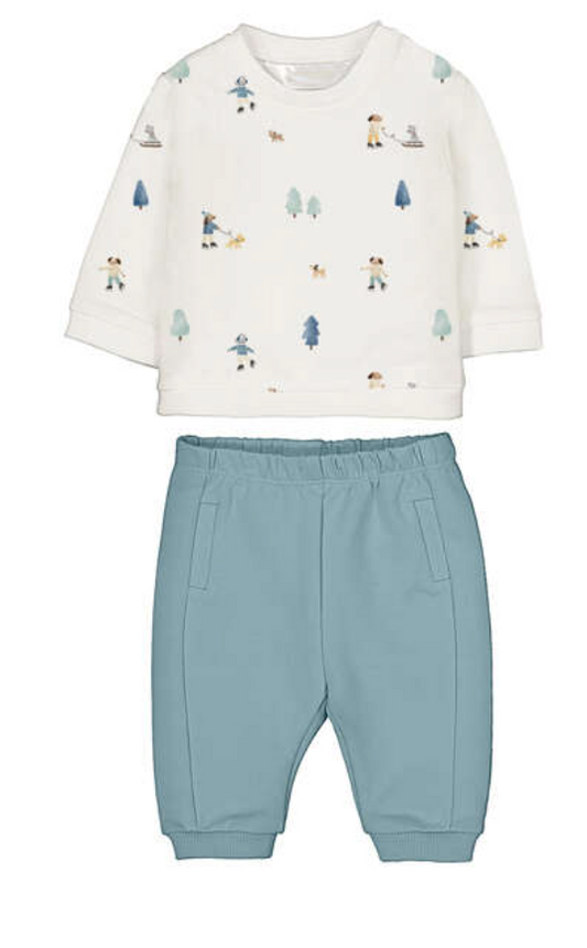 Ski Scene Sweats Set