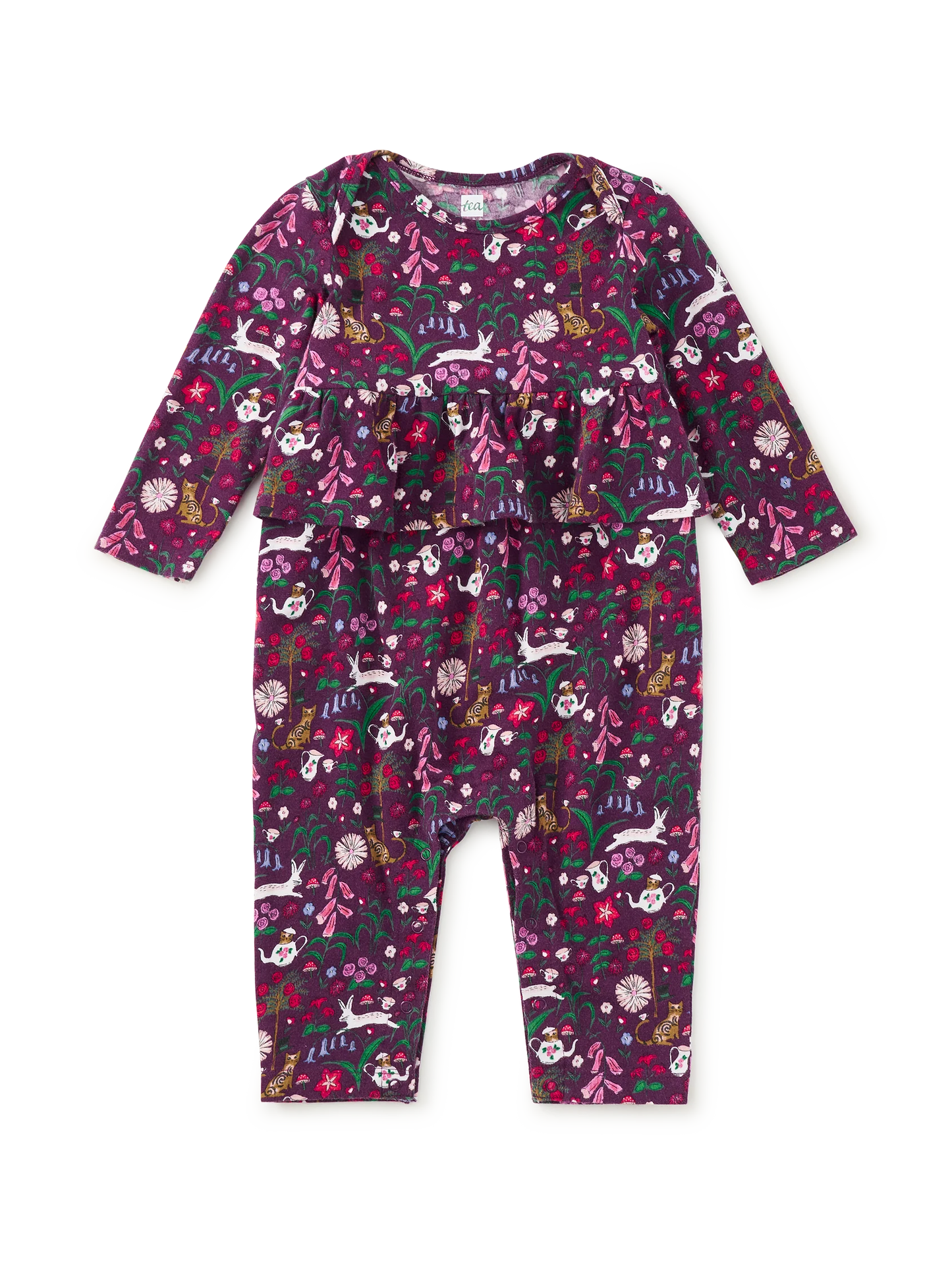 Tea Party Floral Romper