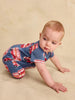 Double Decker Bus Pocket Romper