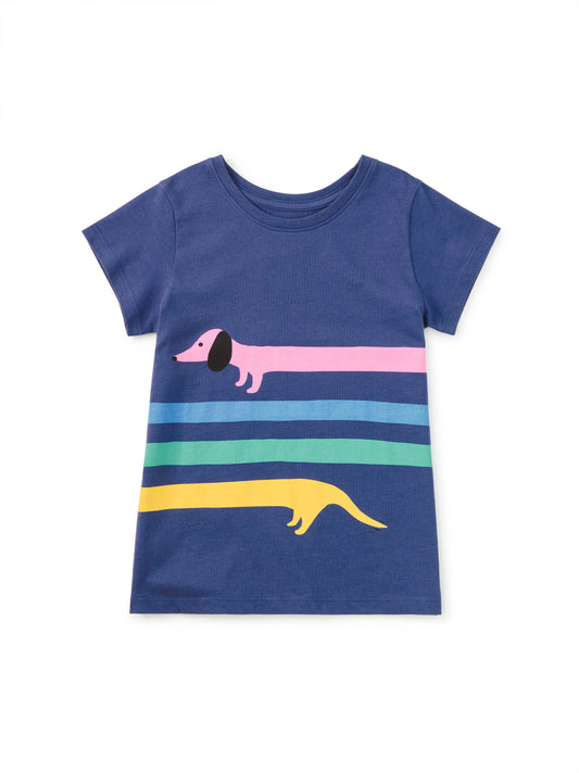 Rainbow Dachsund Tee