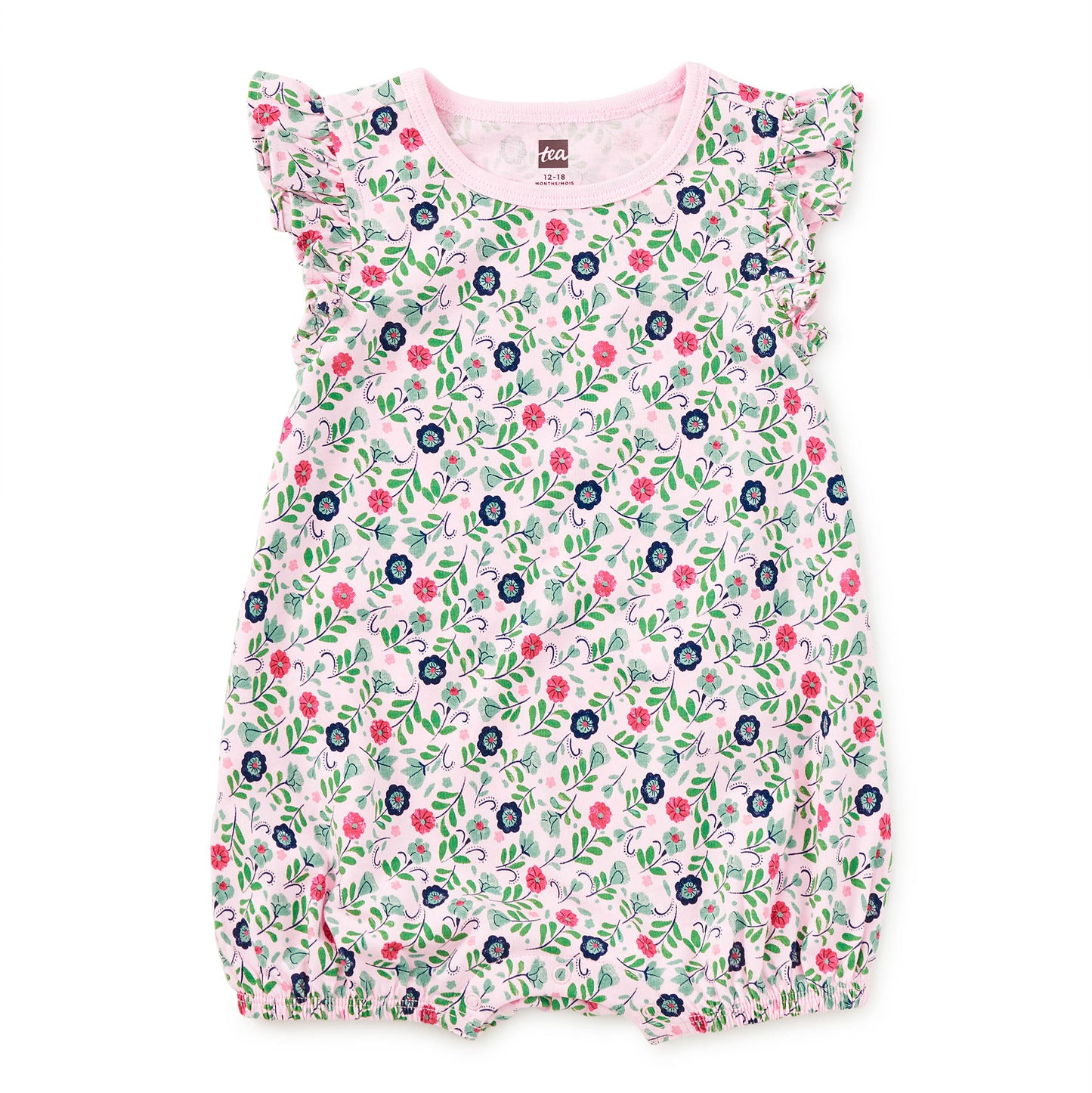 Floral bubble for baby girls