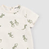 Off White Lizard Romper