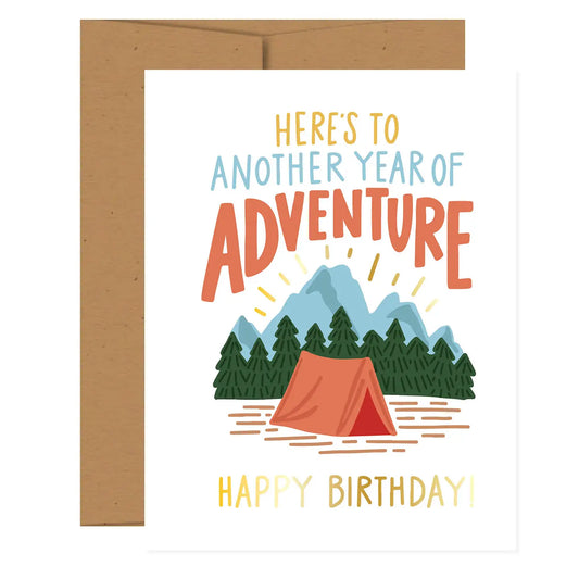 Year of Adventure Birthday Card