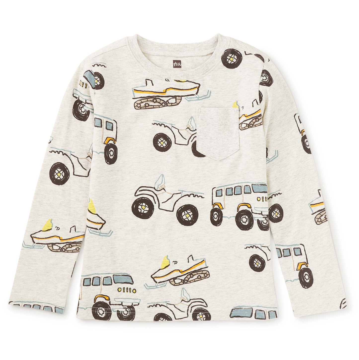 Snow Vehicles Pocket Tee