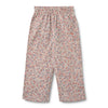 Floral-patterned pants on a white background
