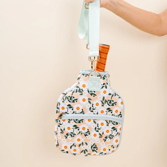 Flower Talk Pickleball Paddle Case
