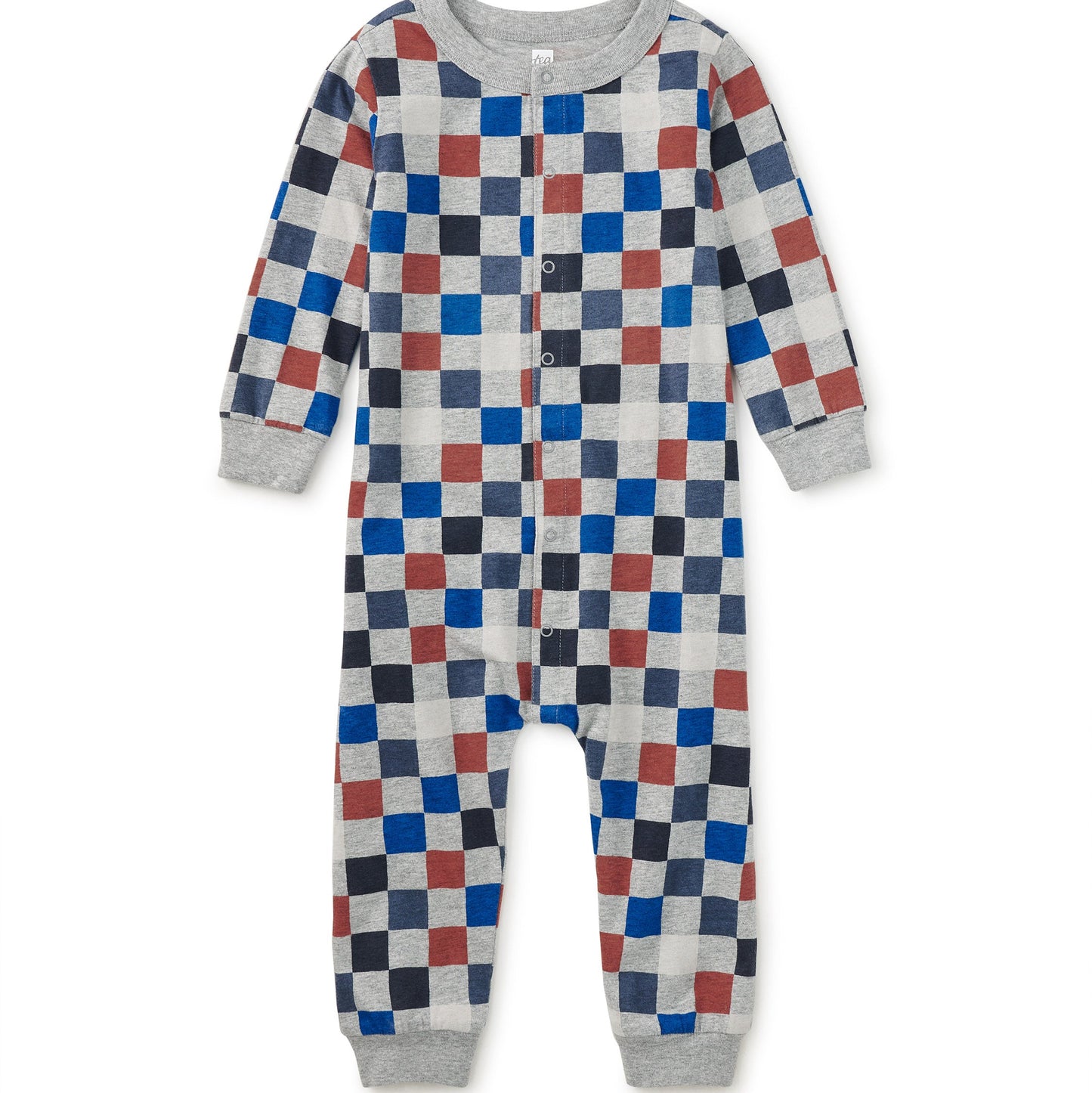 Multi Checkerboard Romper