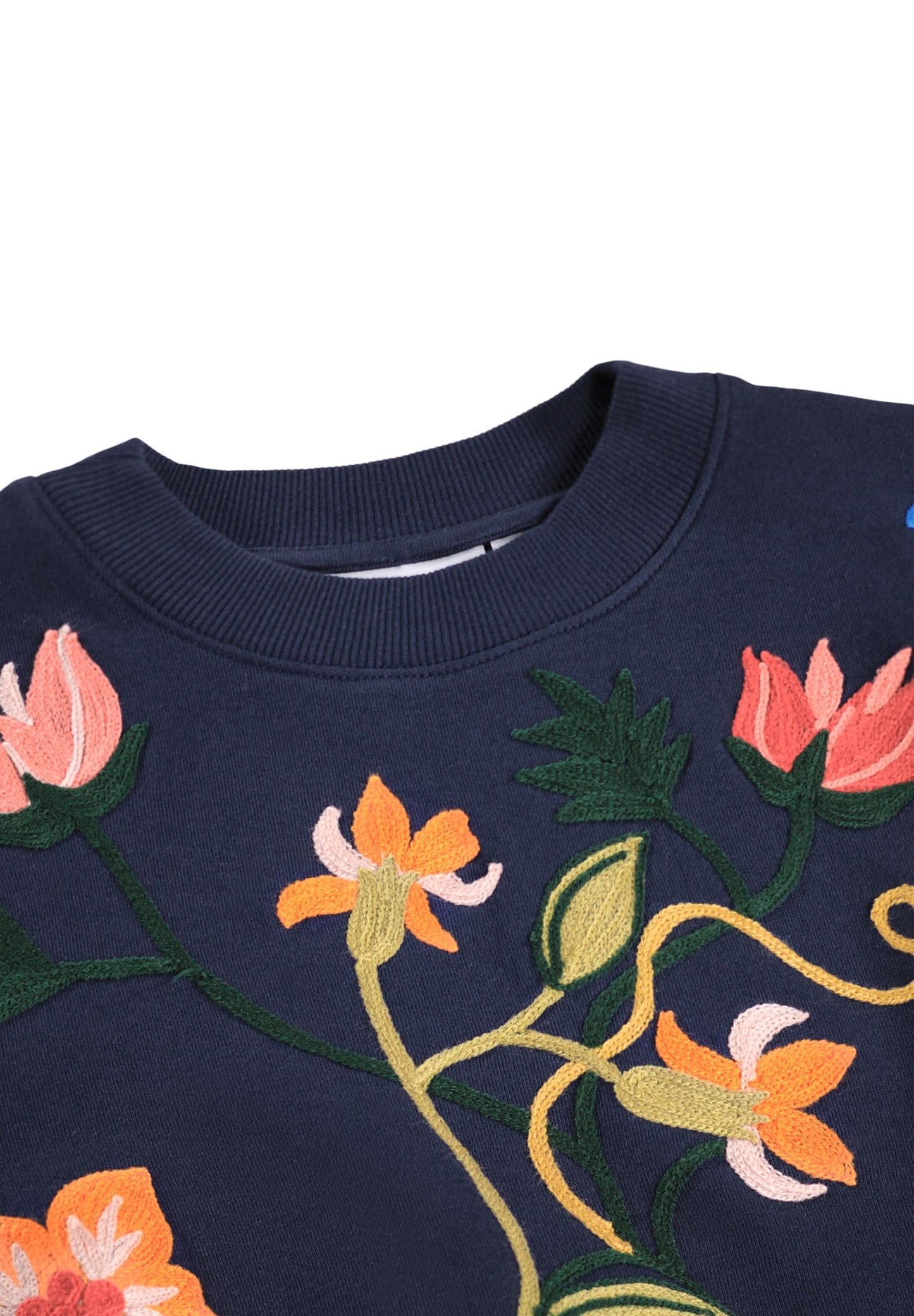 Floral Embroidered Sweatshirt