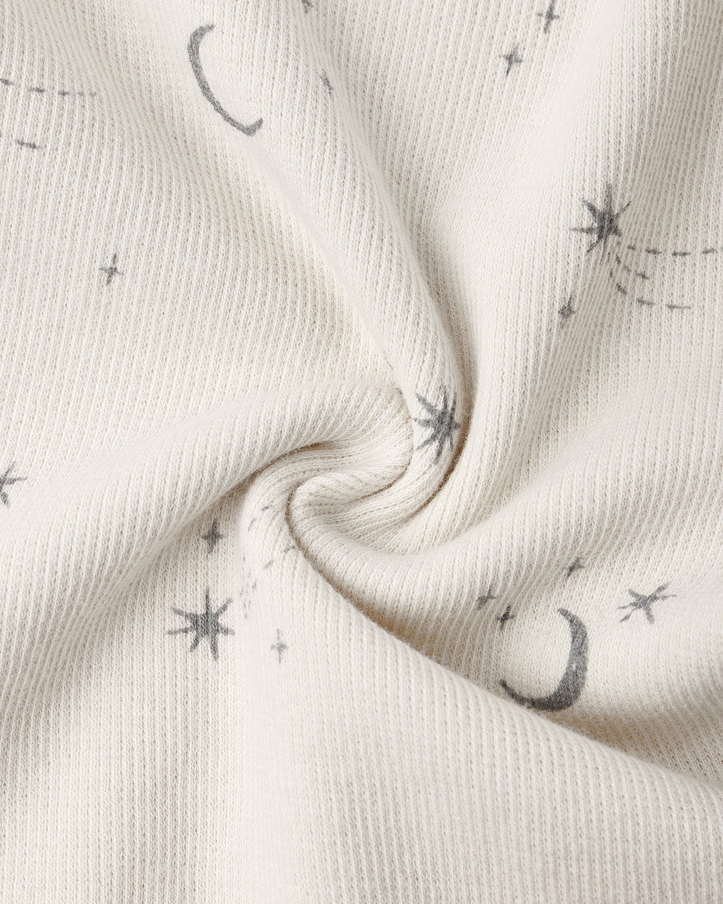 2 Pk Bodysuit Slate Stripe Celestial - detail close-up