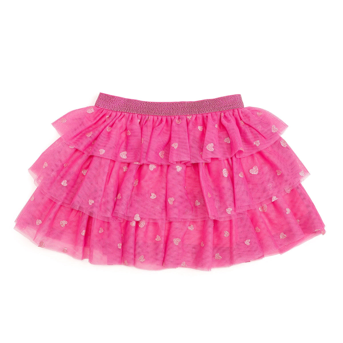 Pink Heart Ruffle Tutu