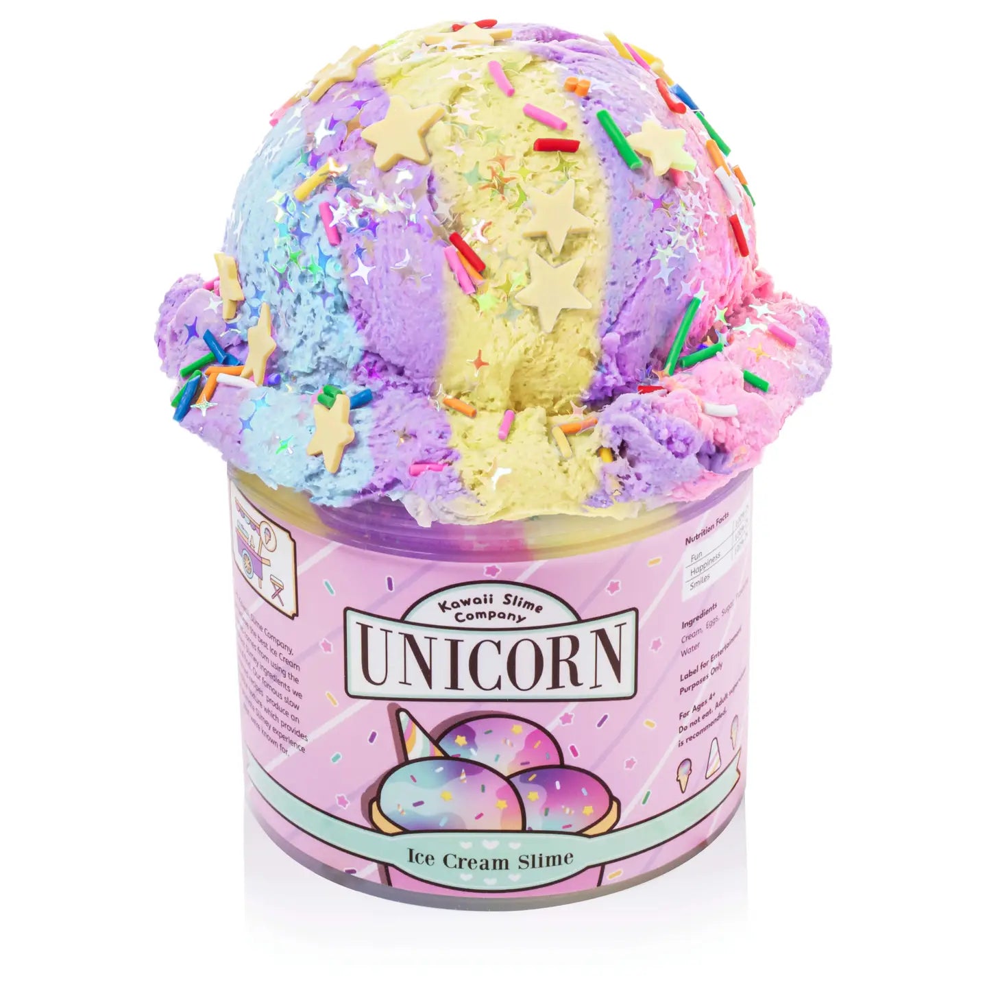 Unicorn Scented Ice Cream Slime