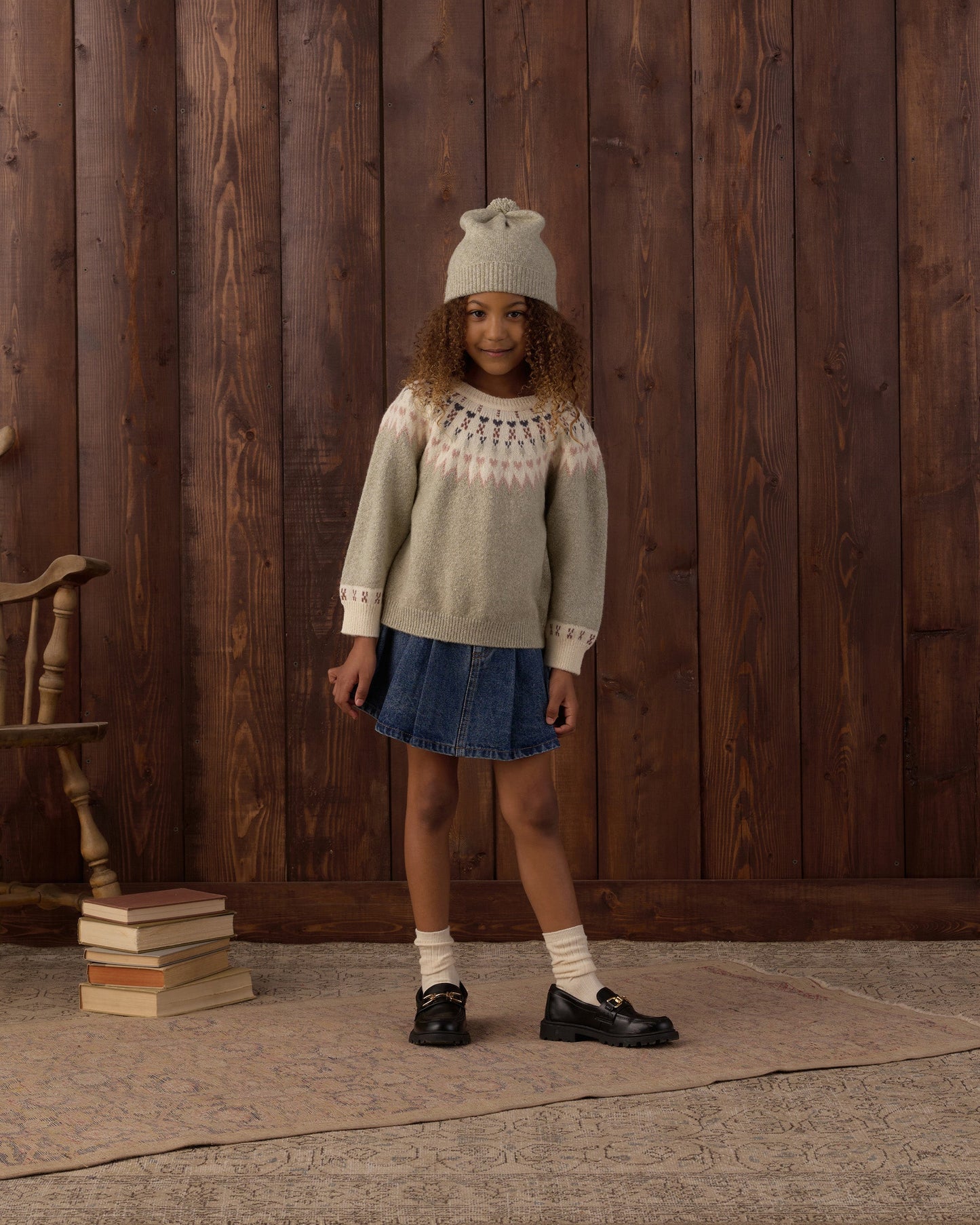 Sage Fair Isle Sweater