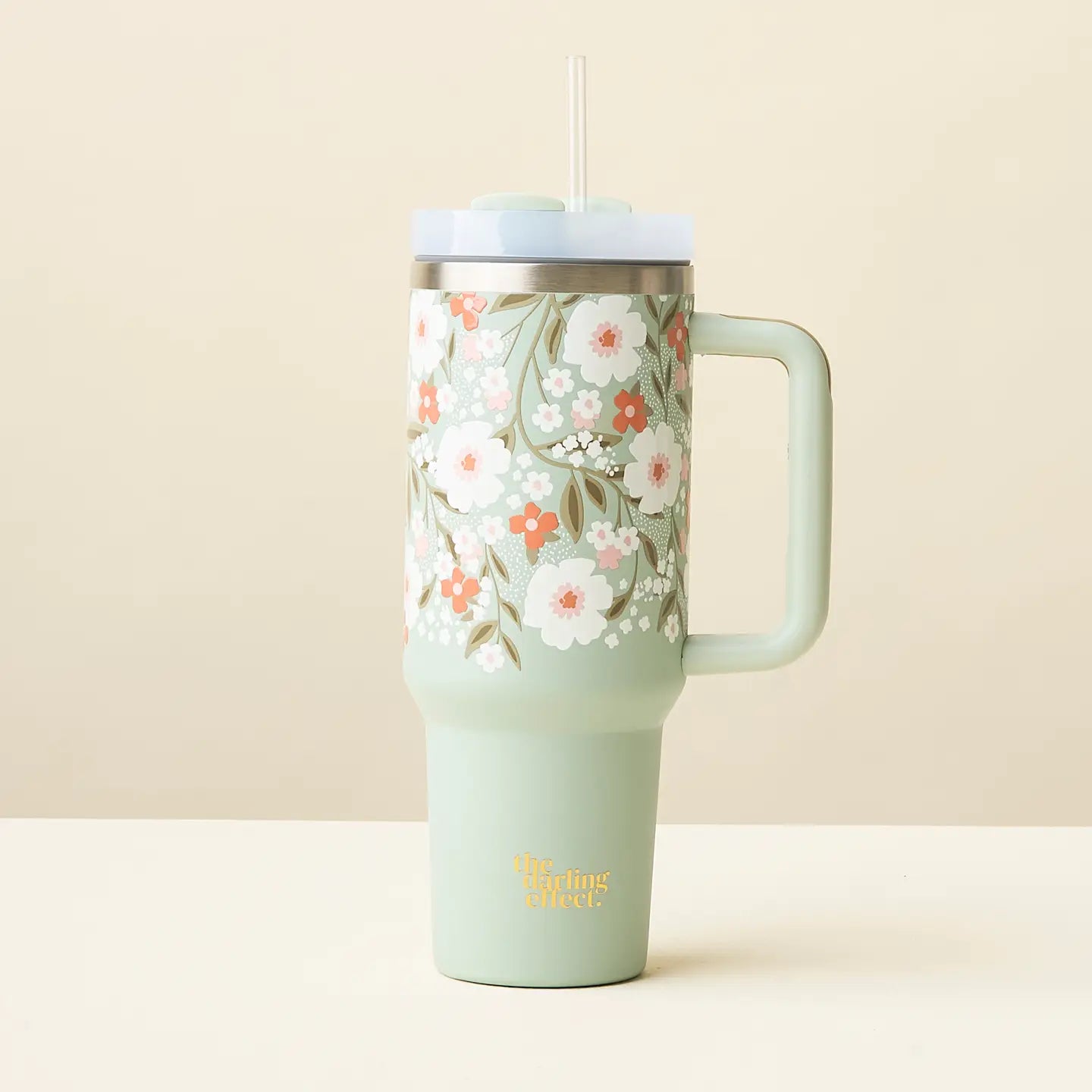 Floral Haven Sage Tumbler