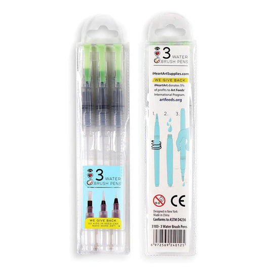 Water Brush Pens 3-Pack