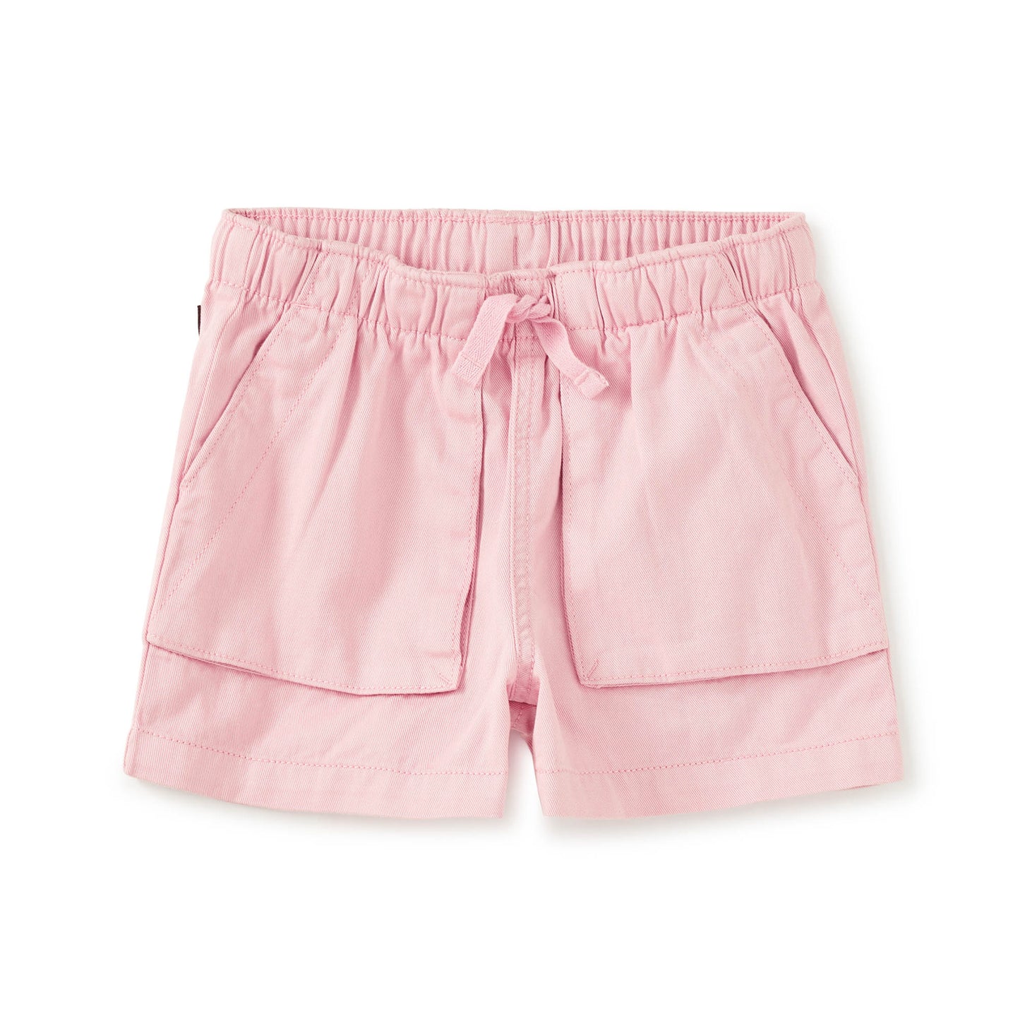 Pink shorts on a white background