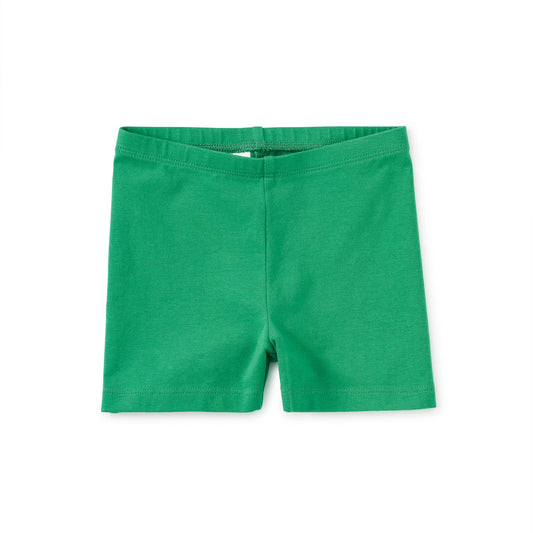 green somersault shorts on white background