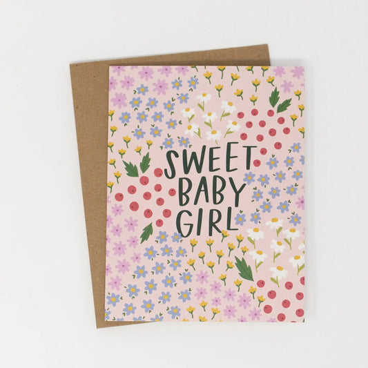 Sweet Baby Girl Card