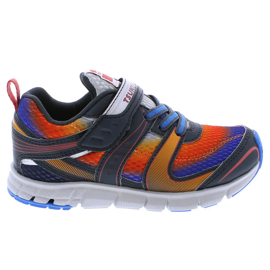 Graphite/Orange Velocity Sneaker (Child)