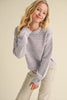 Lilac Open Knit Sweater