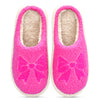 Pink Cozy Bows Slippers