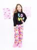 Graffiti Hearts Cozy Pant
