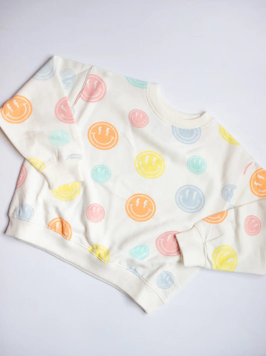 All Over Rainbow Smiles Top