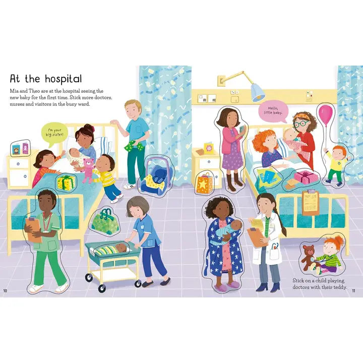The New Baby First Sticker Book