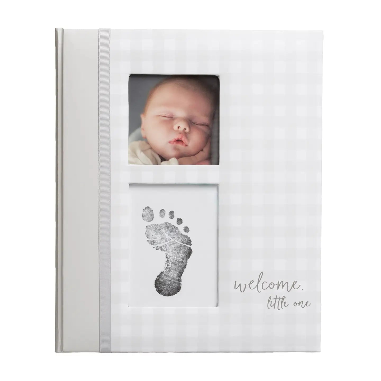 Gray Memory Book w Ink Pad