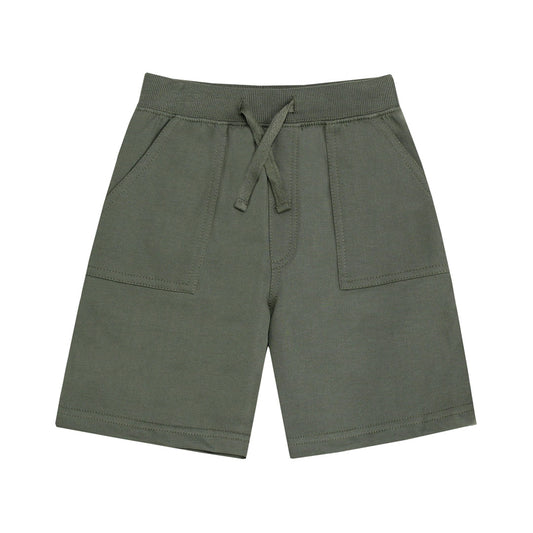 Olive Terry Shorts