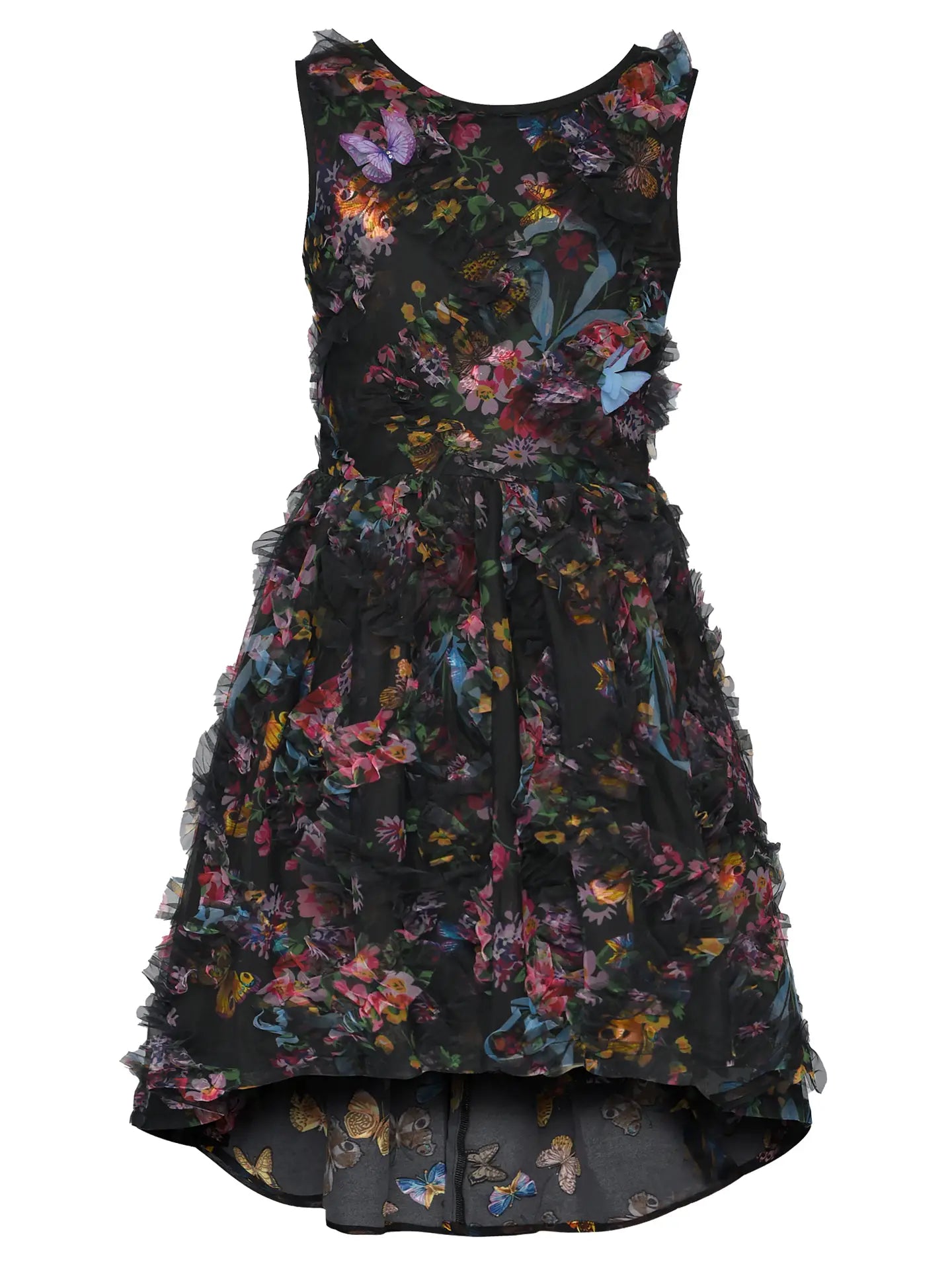 Butterfly High Low Dress