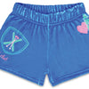 Blue Apres Ski Plush Shorts