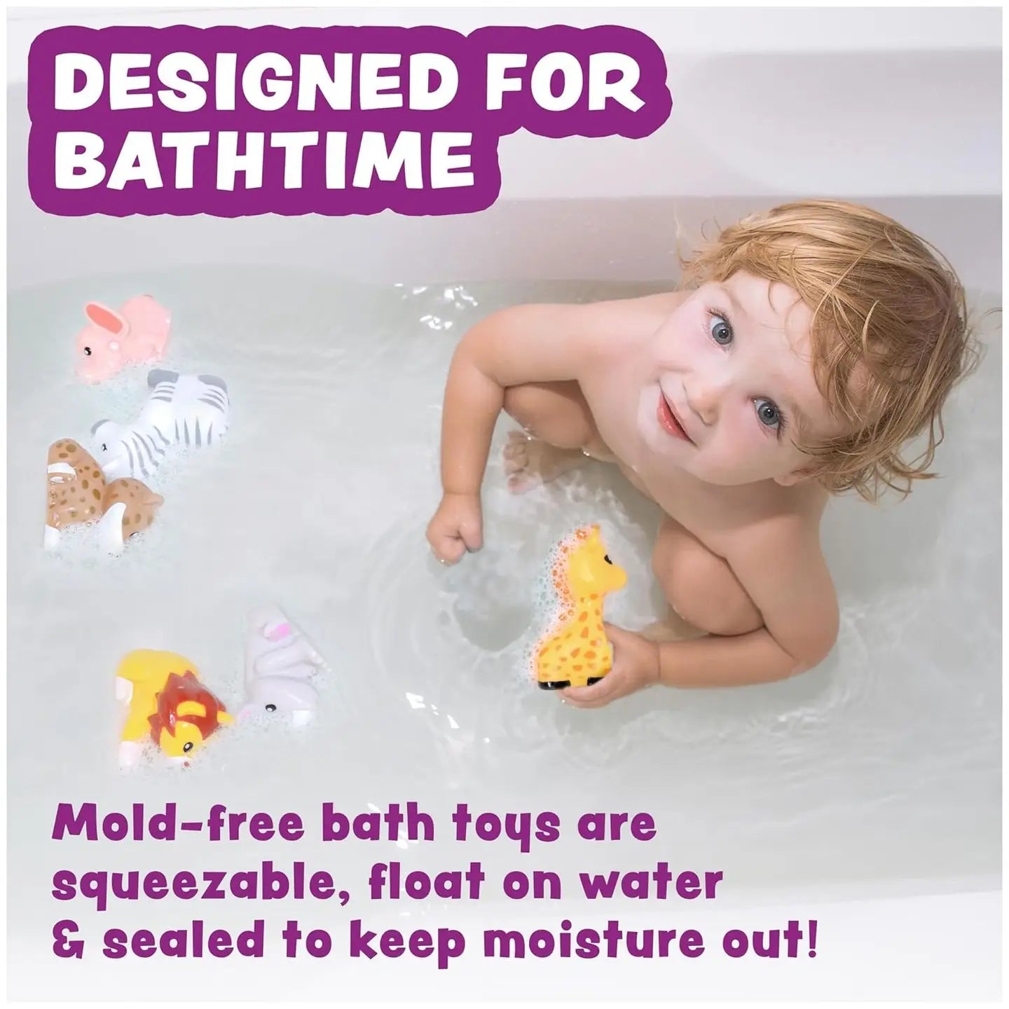 Savanna Bath Toys 6pk