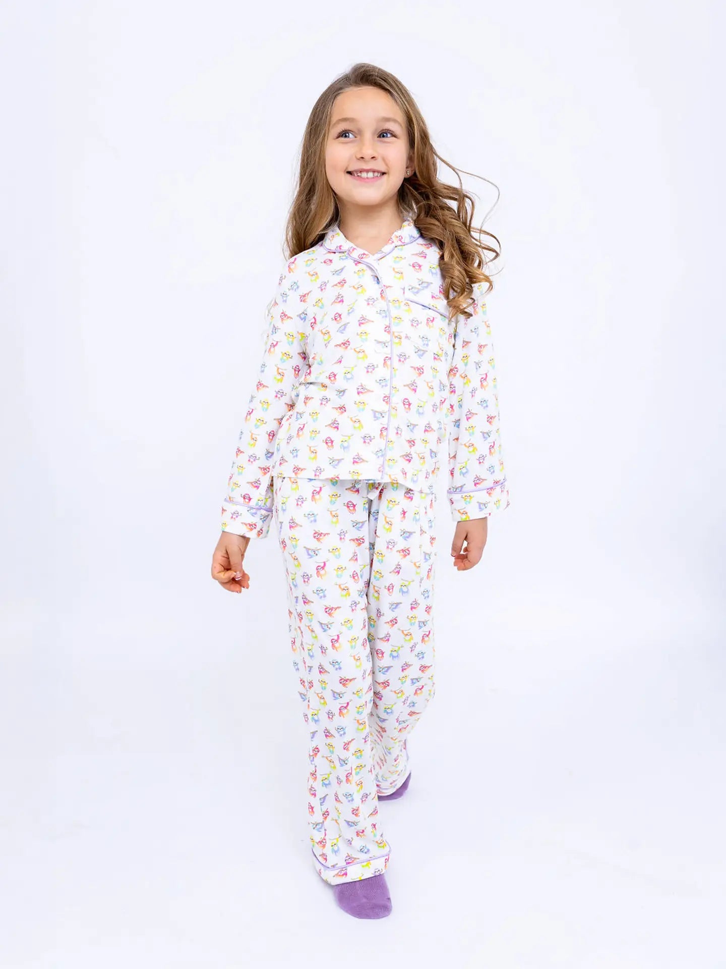 Rainbow Sloths Pajama Set