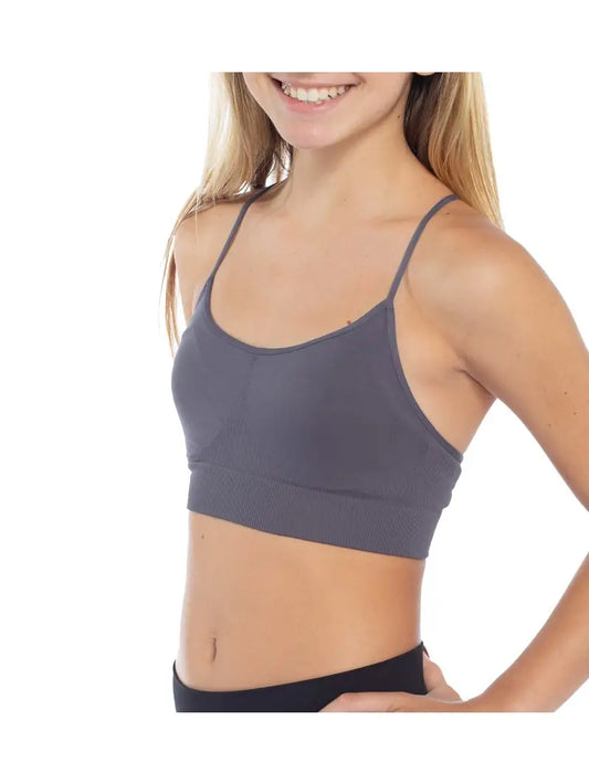 Charcoal Racerback Bra