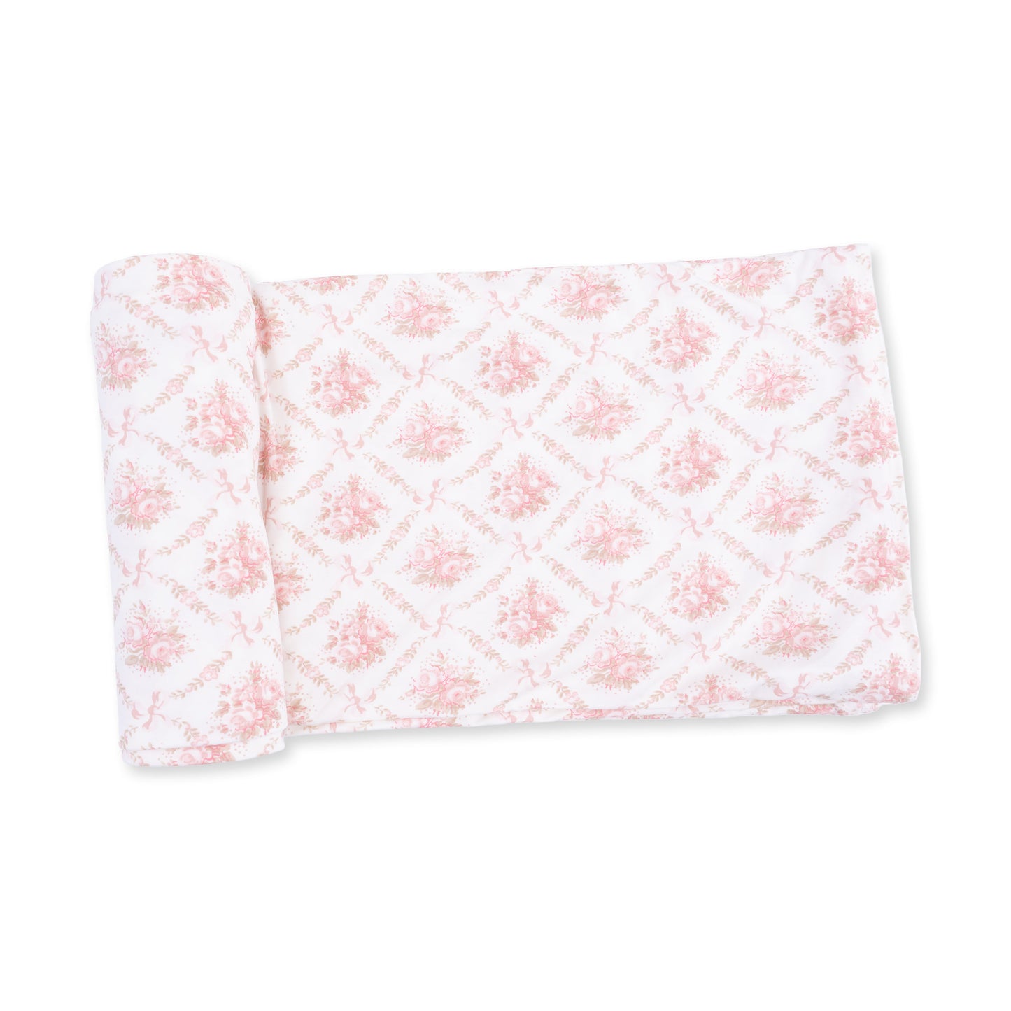 Rose Bow Lattice Swaddle