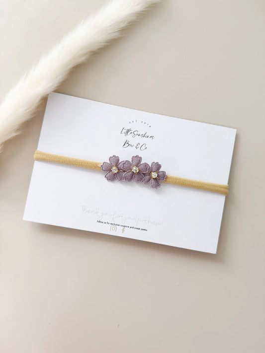 Lavender Floral Headband