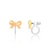 Pretty Pink Bow Earrings