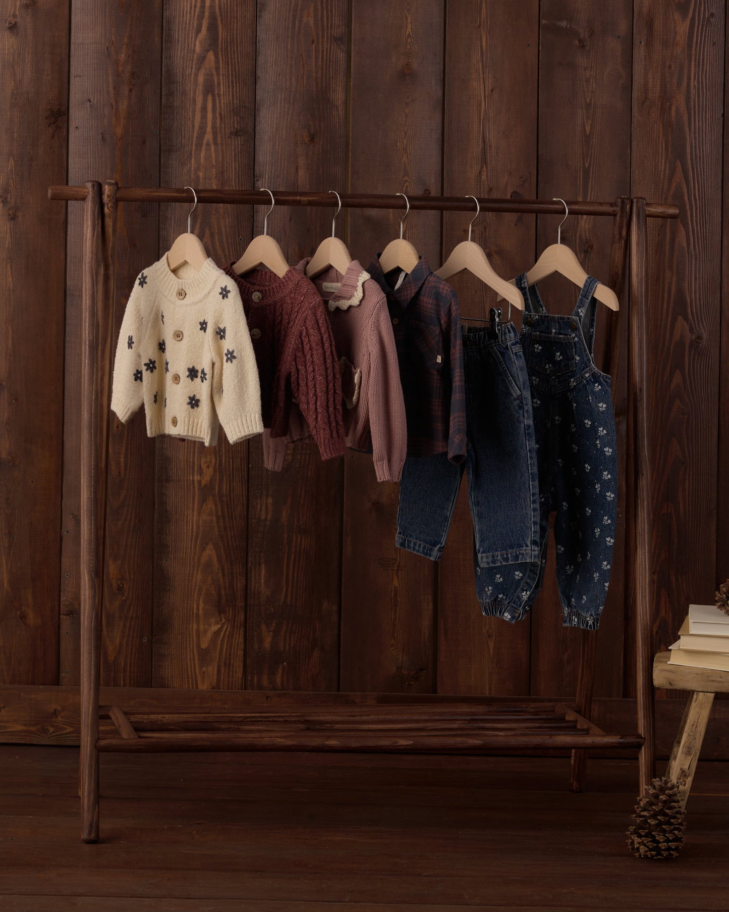 Heart Ditsy Vintage Overall